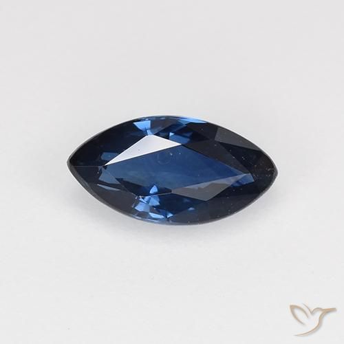 0.70ct Натуральный Королевский синий Сапфир, Маркиза, VVS-VS