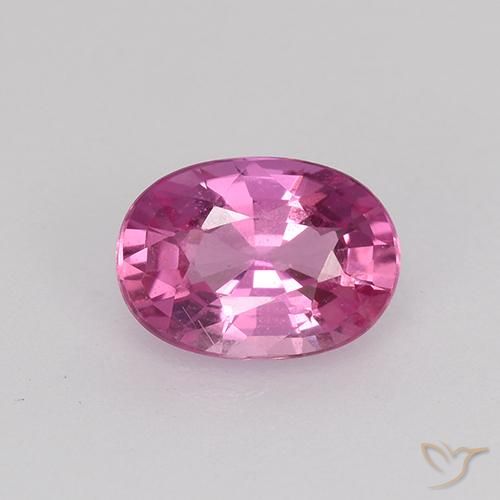 0.80ct Натуральный Красновато-пурпурный Сапфир, Овал, Чистота VVS