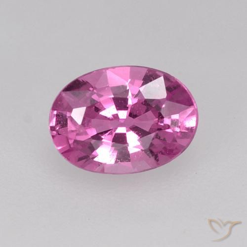 0.69ct Натуральный Средний фиолетовый Сапфир, Овал, VVS-VS
