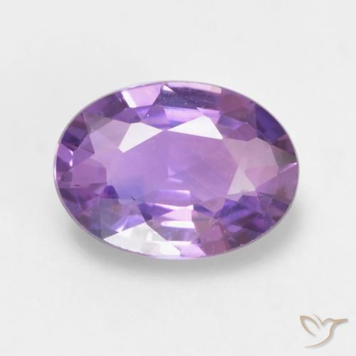 0.58ct Натуральный Средний розовый фиолетовый Сапфир, Овал, VVS-VS