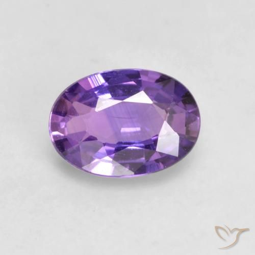 0.51ct Натуральный Розовый фиолетовый Сапфир, Овал, Чистота VS