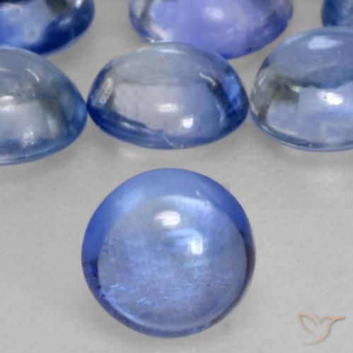 0.31ct Натуральный Синий / Голубой Сапфир, Круглый, Прозрачный