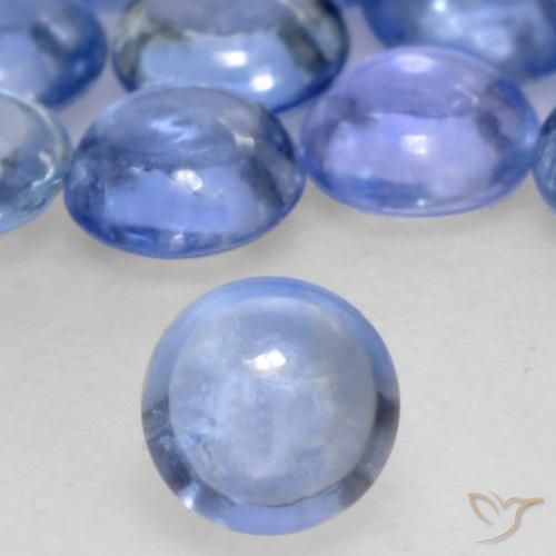 0.23ct Натуральный Голубые Сапфир, Круглый, Прозрачный