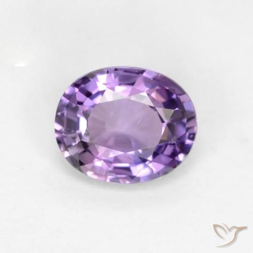 0.58ct Натуральный Пурпурно-фиолетовый Сапфир, Овал, Чистота VS