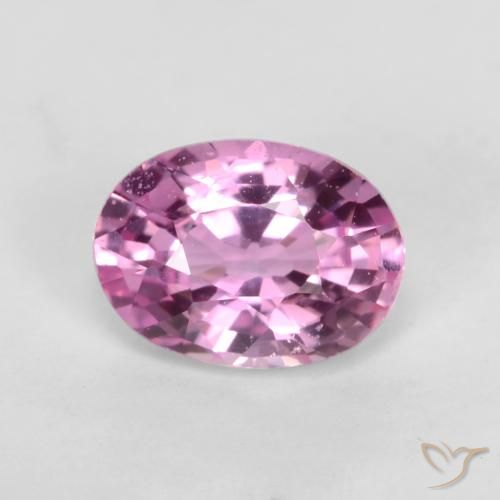 0.83ct Натуральный Розовато-пурпурный Сапфир, Овал, VVS-VS