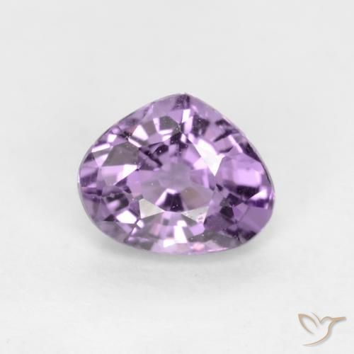 0.39ct Натуральный Средний фиолетовый Сапфир, Форма груши, VVS-VS
