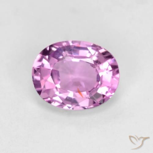 0.71ct Натуральный Светло-фиолетовый Сапфир, Овал, Чистота VS