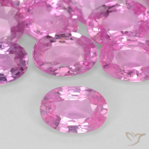 0.50ct Натуральный Средний фиолетовый Сапфир, Овал, VVS-VS