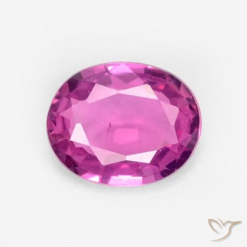 0.40ct Натуральный Маджента Сапфир, Овал, Чистота VS