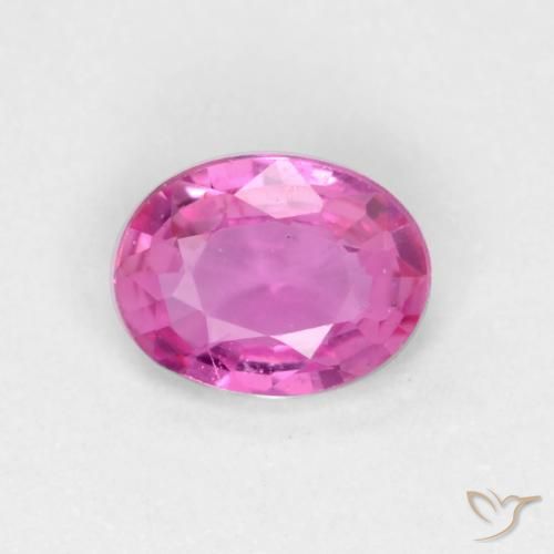 0.32ct Натуральный Средний фиолетовый Сапфир, Овал, Чистота VS