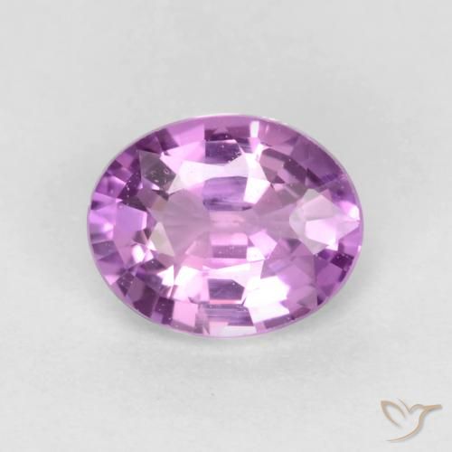 0.48ct Натуральный Сиреневый фиолетовый Сапфир, Овал, VVS-VS