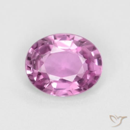 0.41ct Натуральный Интенсивный фиолетовый Сапфир, Овал, VVS-VS