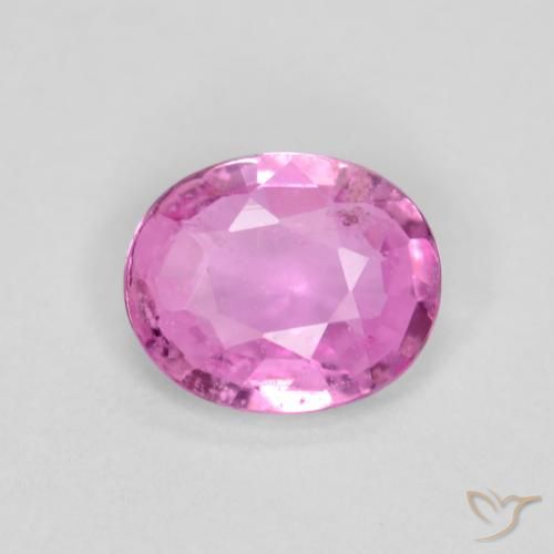 0.33ct Натуральный Средний фиолетовый Сапфир, Овал, VS-SI