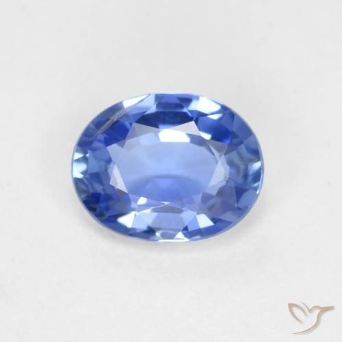 0.62ct Натуральный Голубые Сапфир, Овал, Чистота VS