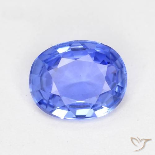 0.50ct Натуральный Голубые Сапфир, Овал, Чистота VVS