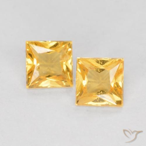 0.50ctw Натуральный Top Gold Сапфир, Квадрат, Чистота VS