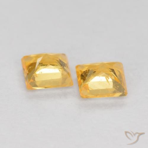 0.50 карата, натуральный Top Gold Сапфир, Квадрат, Чистота VS