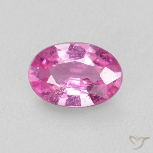 0.51ct Натуральный Средний фиолетовый Сапфир, Овал, VS-SI