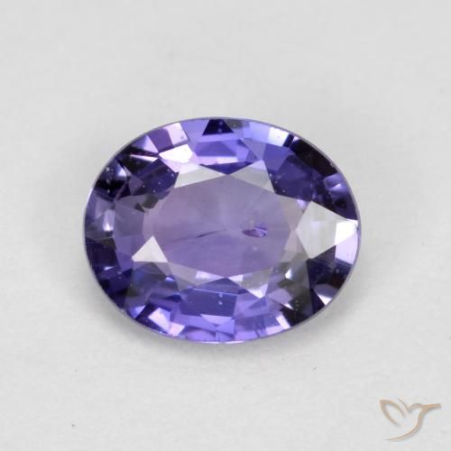 0.47ct Натуральный Темно-пурпурный Сапфир, Овал, VS-SI