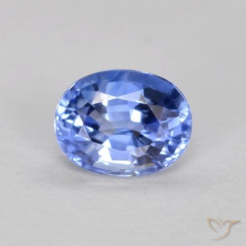 0.50ct Натуральный Темно-синий Сапфир, Овал, VVS-VS