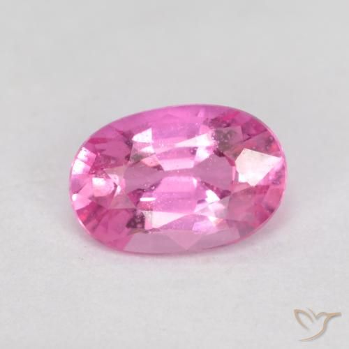 0.63ct Натуральный Средний фиолетовый Сапфир, Овал, VS-SI