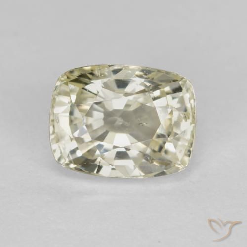 1.43ct Натуральный Палевый Сапфир, Подушка, Чистота VS