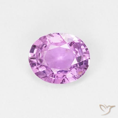 0.60ct Натуральный Фиолетово-пурпурный Сапфир, Овал, VS-SI