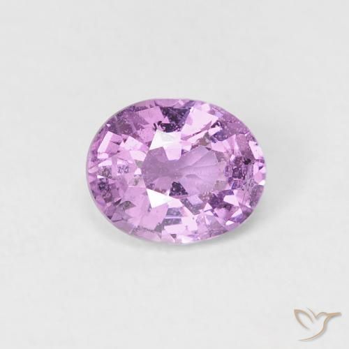 0.64ct Натуральный Фиолетово-пурпурный Сапфир, Овал, VS-SI