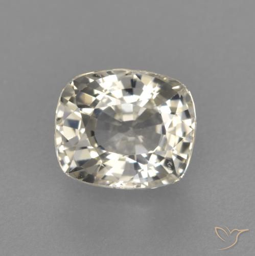 1.18ct Натуральный Палевый Сапфир, Подушка, VVS-VS