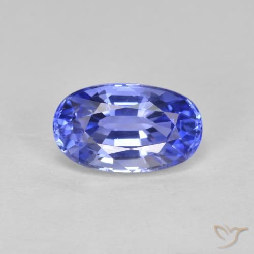 2.36ct Натуральный Темно-фиолетово-синий Сапфир, Овал, VVS-VS