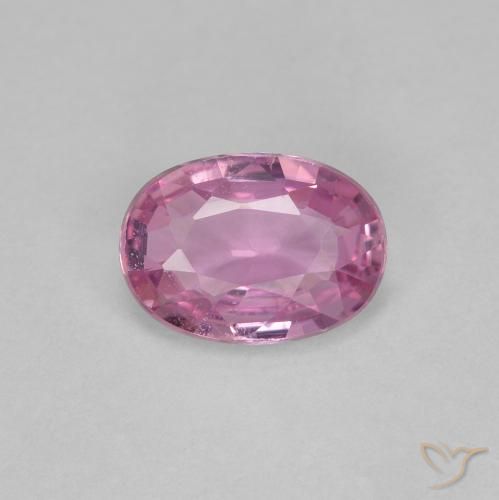 0.73ct Натуральный Светло-пурпурный Сапфир, Овал, Чистота VVS