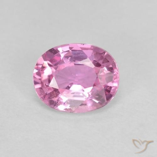 0.44ct Натуральный Королевский фиолетовый розовый Сапфир, Овал, VVS-VS