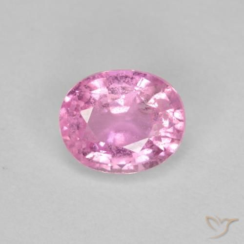 0.51ct Натуральный Розовый Сапфир, Овал, VS-SI