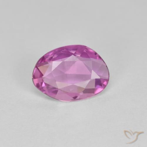 0.89ct Натуральный Средний фиолетовый Сапфир, причудливая, Чистота VVS