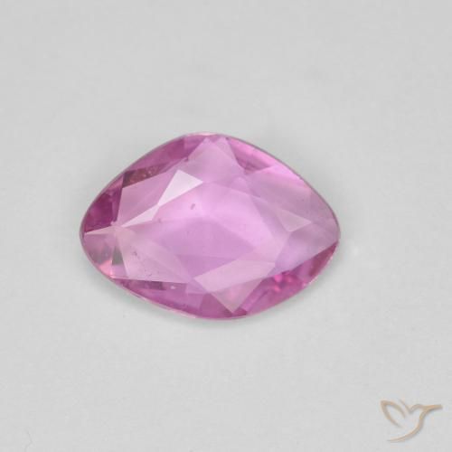 0.82ct Натуральный Средний розовый Сапфир, причудливая, Чистота VS