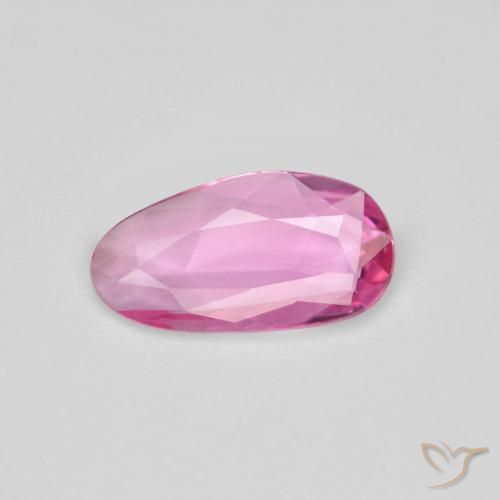 0.88ct Натуральный Насыщенный розовый Сапфир, причудливая, Чистота VVS