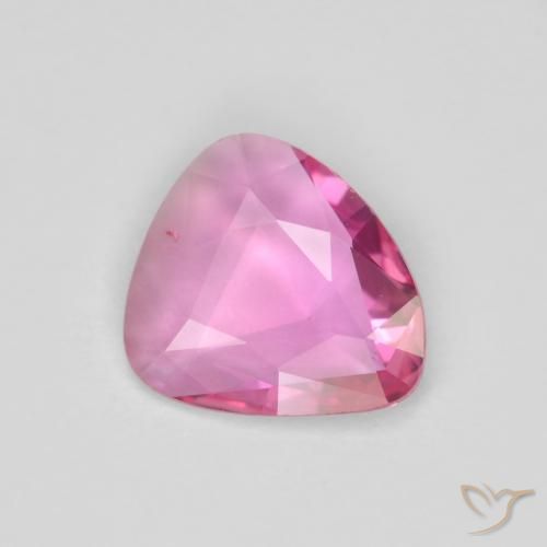 0.82ct Натуральный Темно-розовый Сапфир, причудливая, Чистота VVS