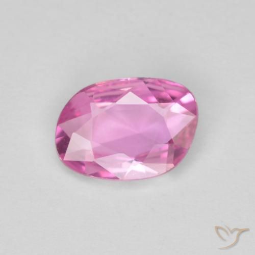 0.52ct Натуральный Яркий розовато-фиолетовый Сапфир, причудливая, Чистота VVS