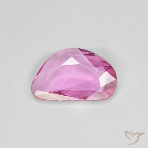 0.90ct Натуральный Насыщенный розовый Сапфир, причудливая, Чистота VS