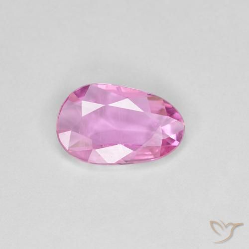 0.75ct Натуральный Средний розовый Сапфир, причудливая, Чистота VS