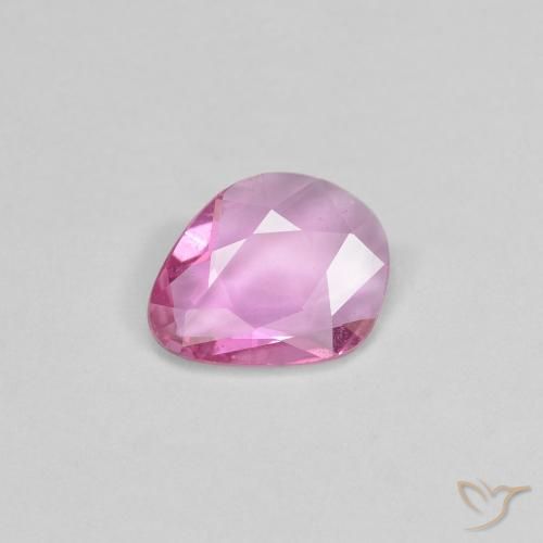 0.62ct Натуральный Средний розовый Сапфир, причудливая, Чистота VS