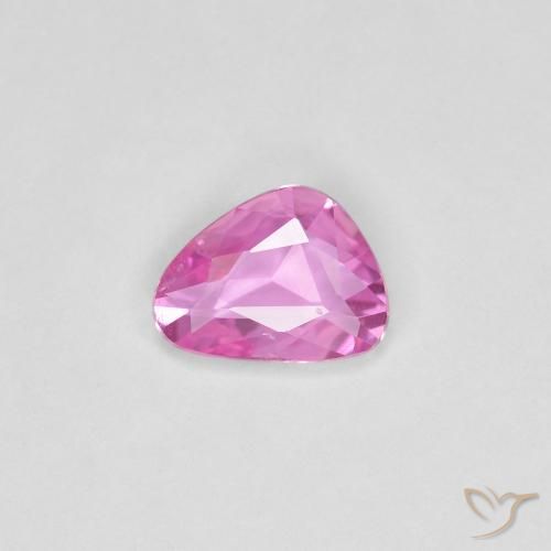 0.60ct Натуральный Средний розовый Сапфир, причудливая, VVS-VS