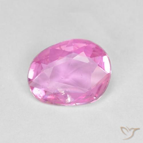 0.64ct Натуральный Средний розовый Сапфир, причудливая, Чистота VS