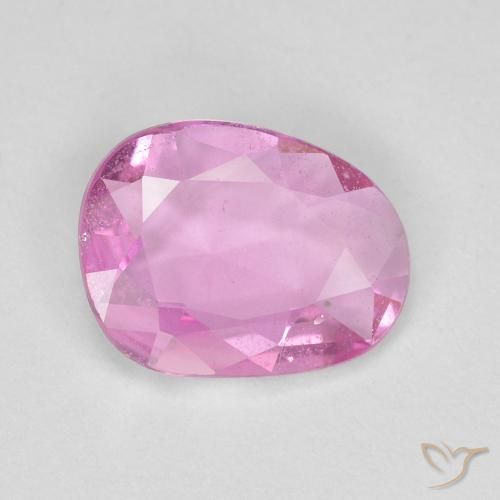 0.81ct Натуральный Средний розовый Сапфир, причудливая, Чистота VS
