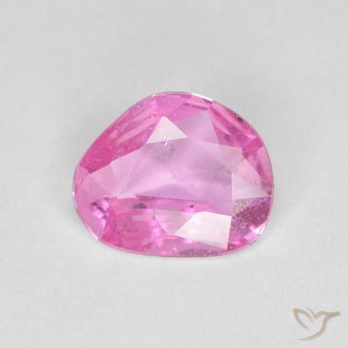 0.63ct Натуральный Насыщенный розовый Сапфир, причудливая, Чистота VS