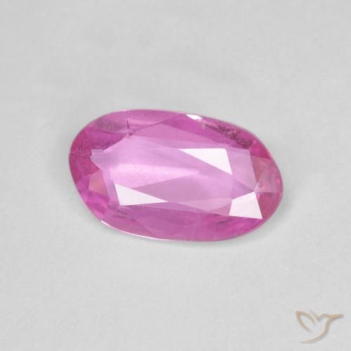0.87ct Натуральный Темно-розовый Сапфир, причудливая, Чистота VS
