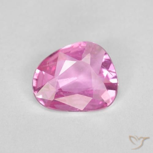 0.57ct Натуральный Средний розовый Сапфир, причудливая, Чистота VS