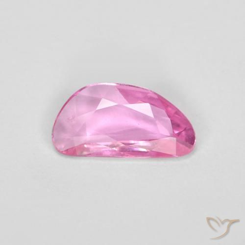 0.73ct Натуральный Королевский фиолетовый розовый Сапфир, причудливая, Чистота VS