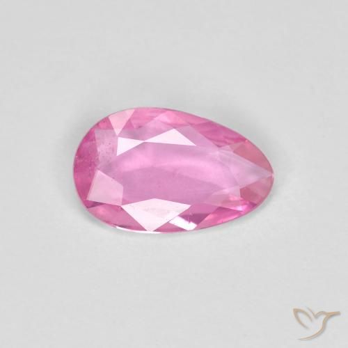 0.61ct Натуральный Розовый Сапфир, причудливая, Чистота VS