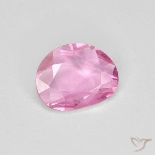 0.67ct Натуральный Насыщенный розовый Сапфир, причудливая, Чистота VS